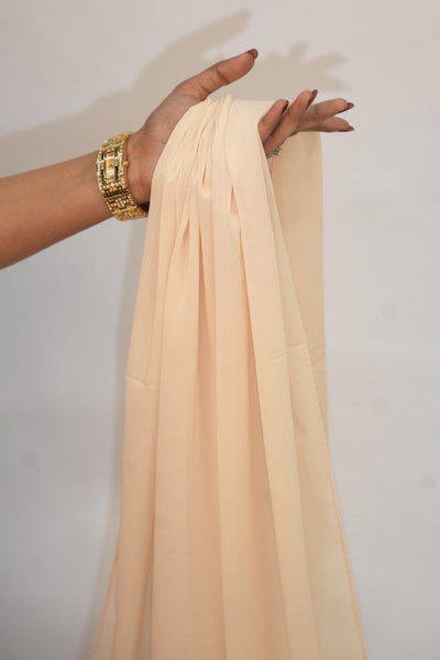 Georgette Hijab Cream