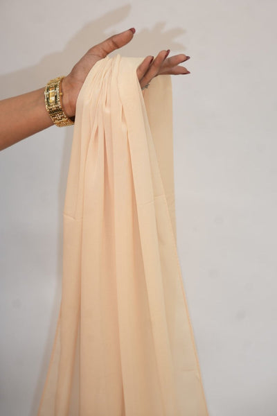 Georgette Hijab Cream