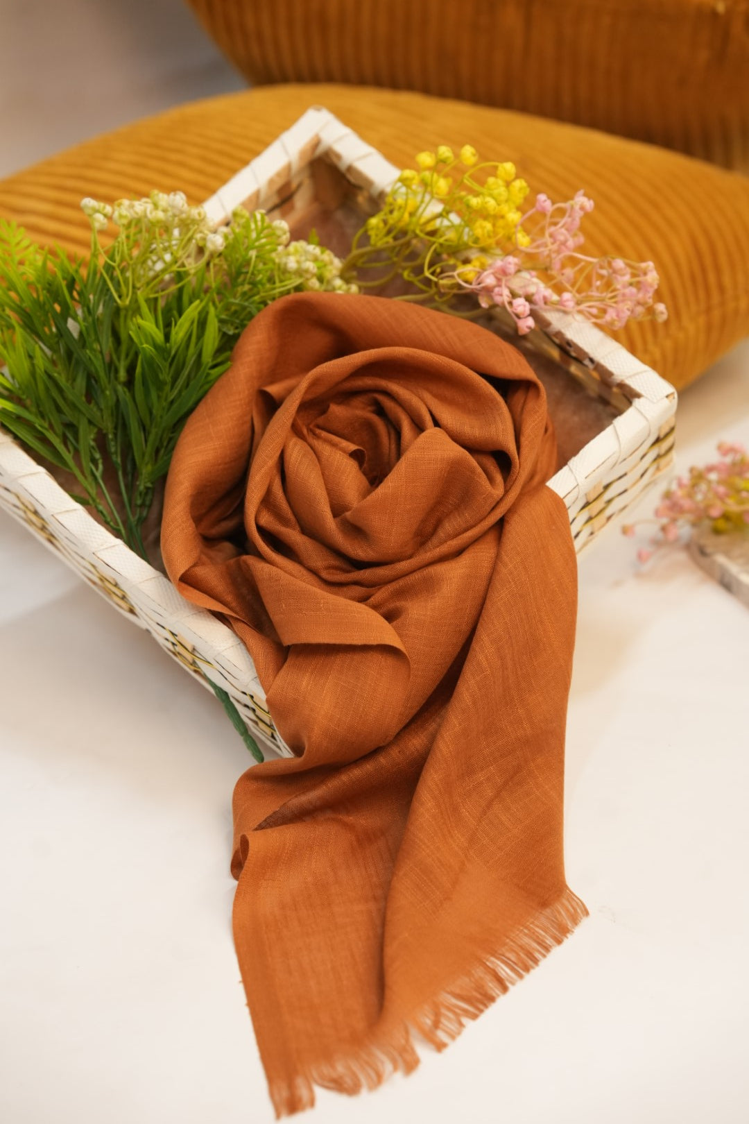 Turkish Slub Lawn - Bronze
