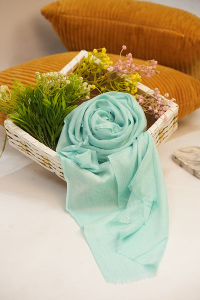 Turkish Slub Lawn - Sea Green