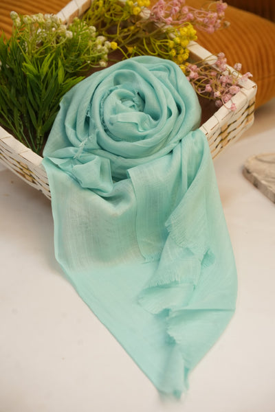 Turkish Slub Lawn - Sea Green