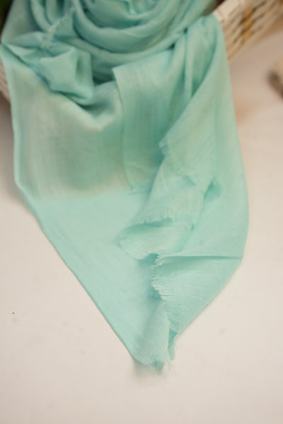 Turkish Slub Lawn - Sea Green