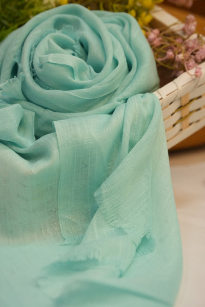 Turkish Slub Lawn - Sea Green