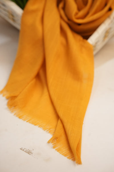 Turkish Slub Lawn - Carrot Orange
