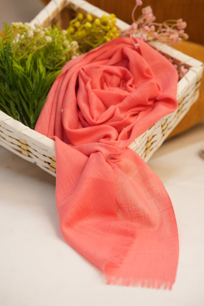 Turkish Slub Lawn - Redish Piink