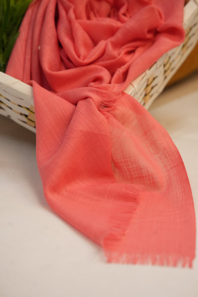 Turkish Slub Lawn - Redish Piink