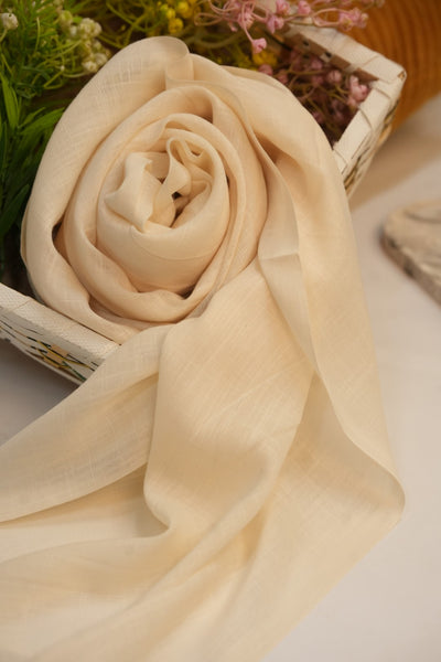 Turkish Slub Lawn - Cream