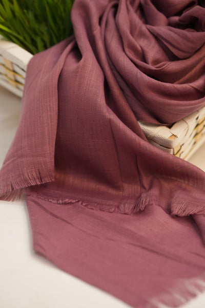 Turkish Slub Lawn - Light Plum