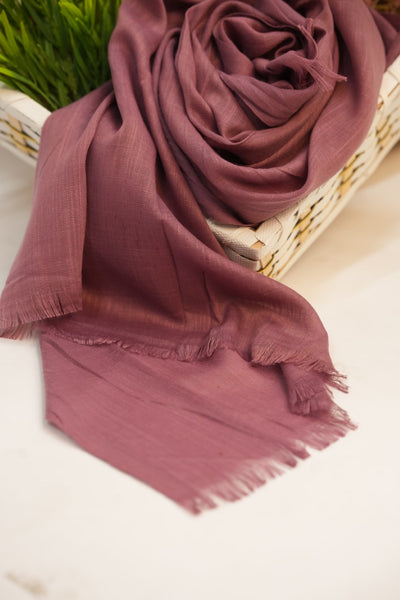 Turkish Slub Lawn - Light Plum