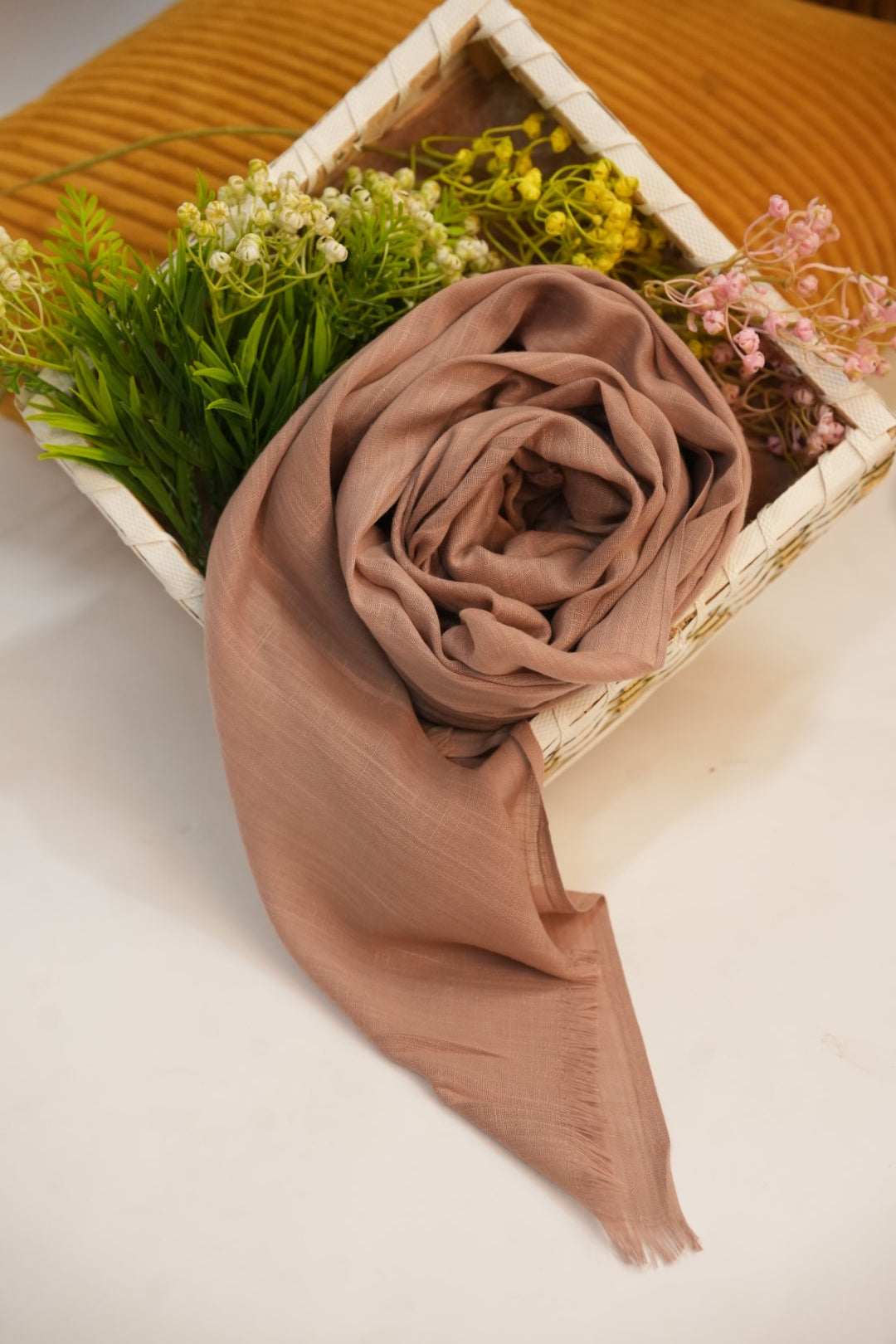 Turkish Slub Lawn - Cocoa