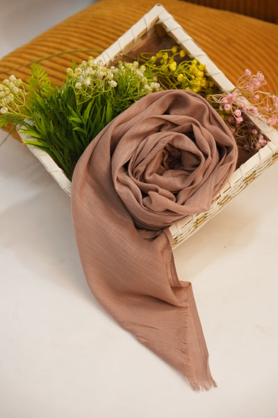 Turkish Slub Lawn - Cocoa