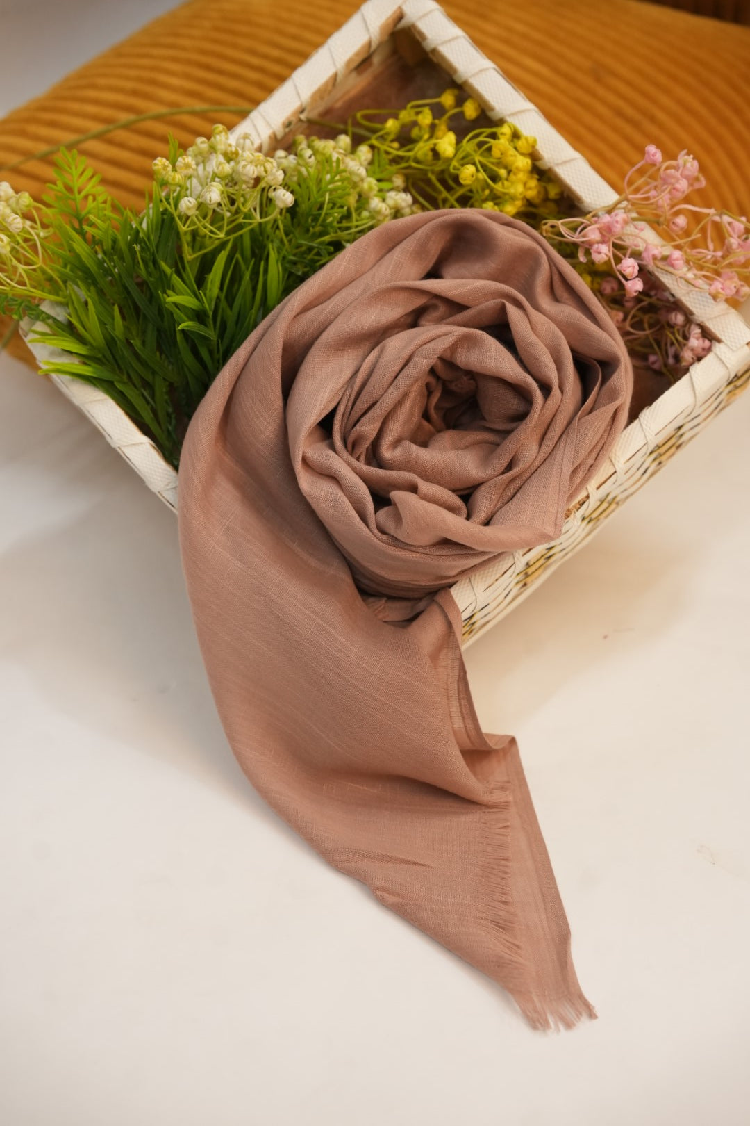 Turkish Slub Lawn - Cocoa