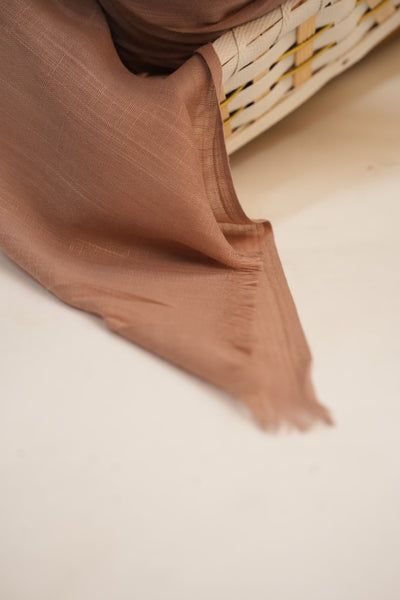 Turkish Slub Lawn - Cocoa
