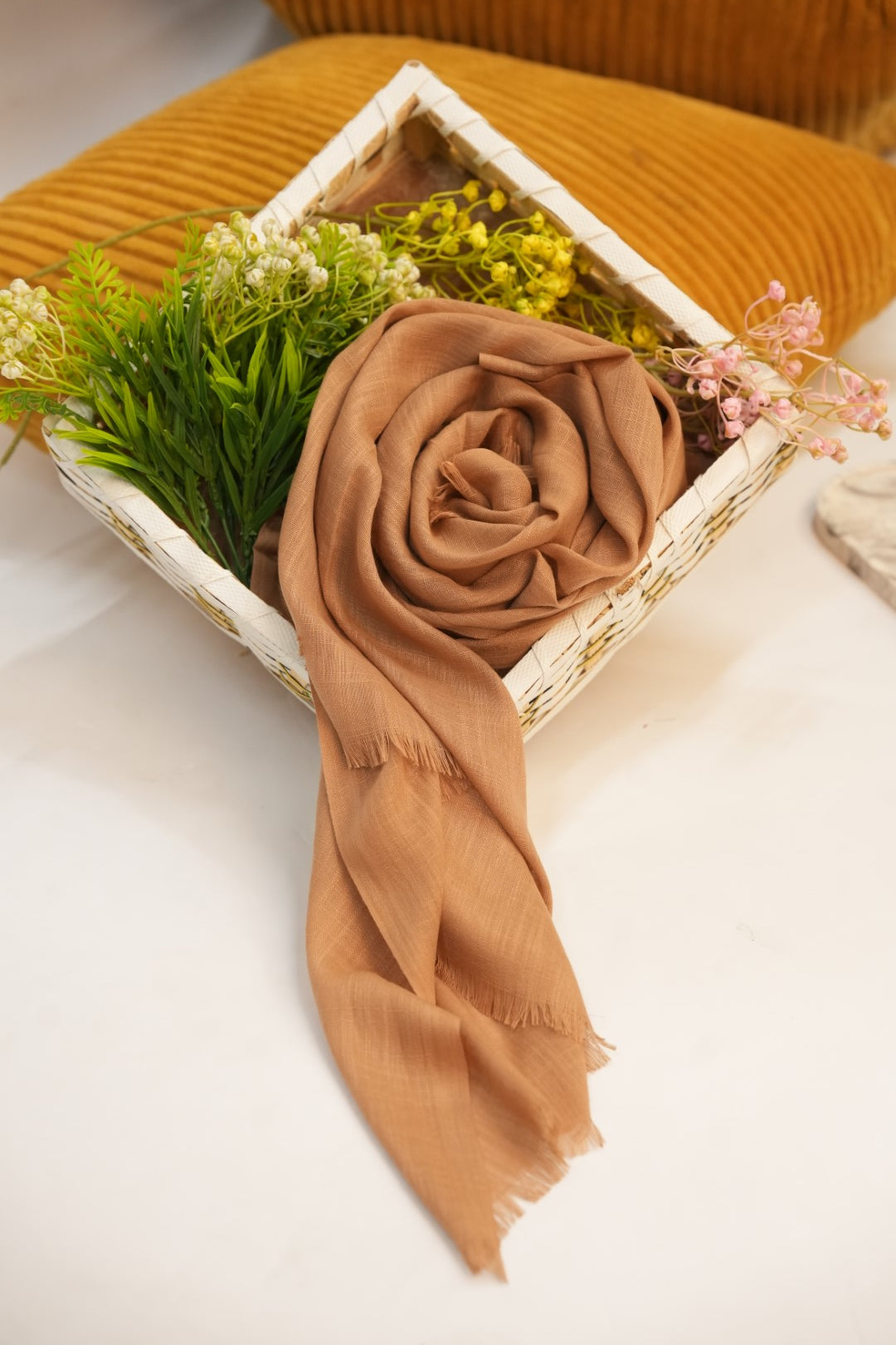 Turkish Slub Lawn - Mocha