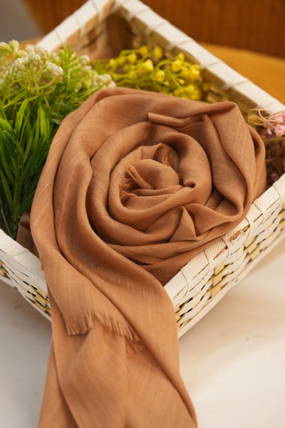 Turkish Slub Lawn - Mocha