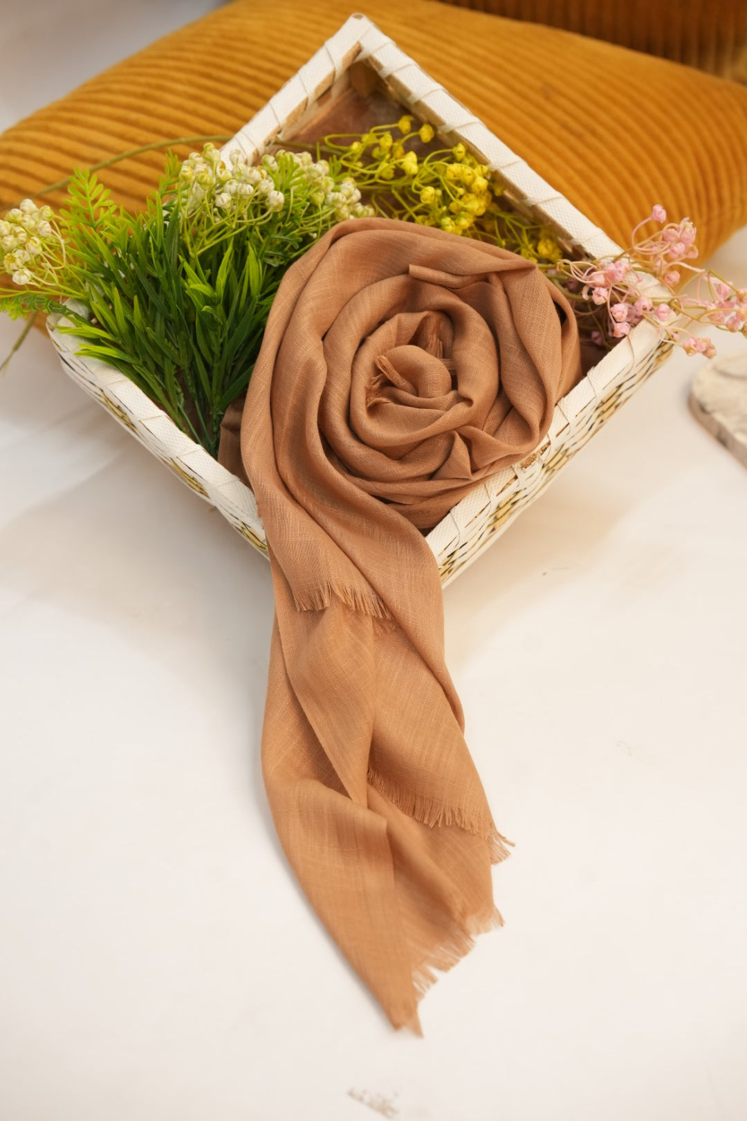 Turkish Slub Lawn - Mocha