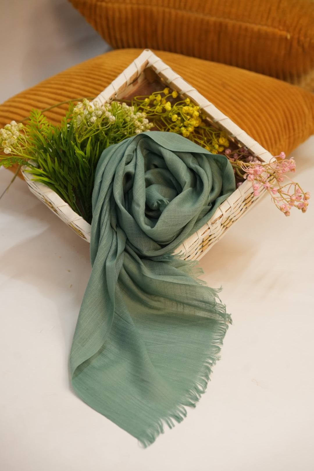 Turkish Slub Lawn - Apple green