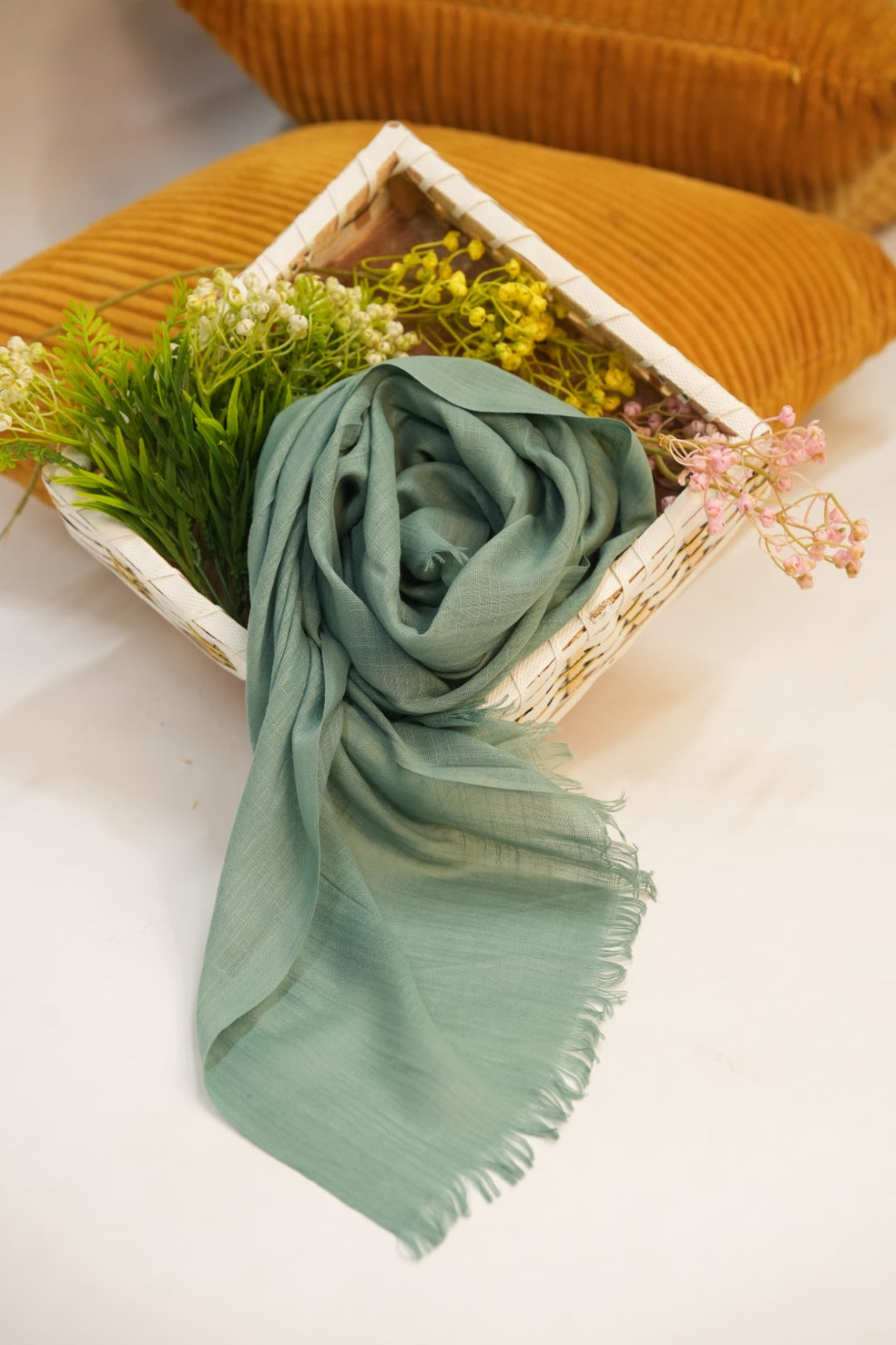 Turkish Slub Lawn - Apple green