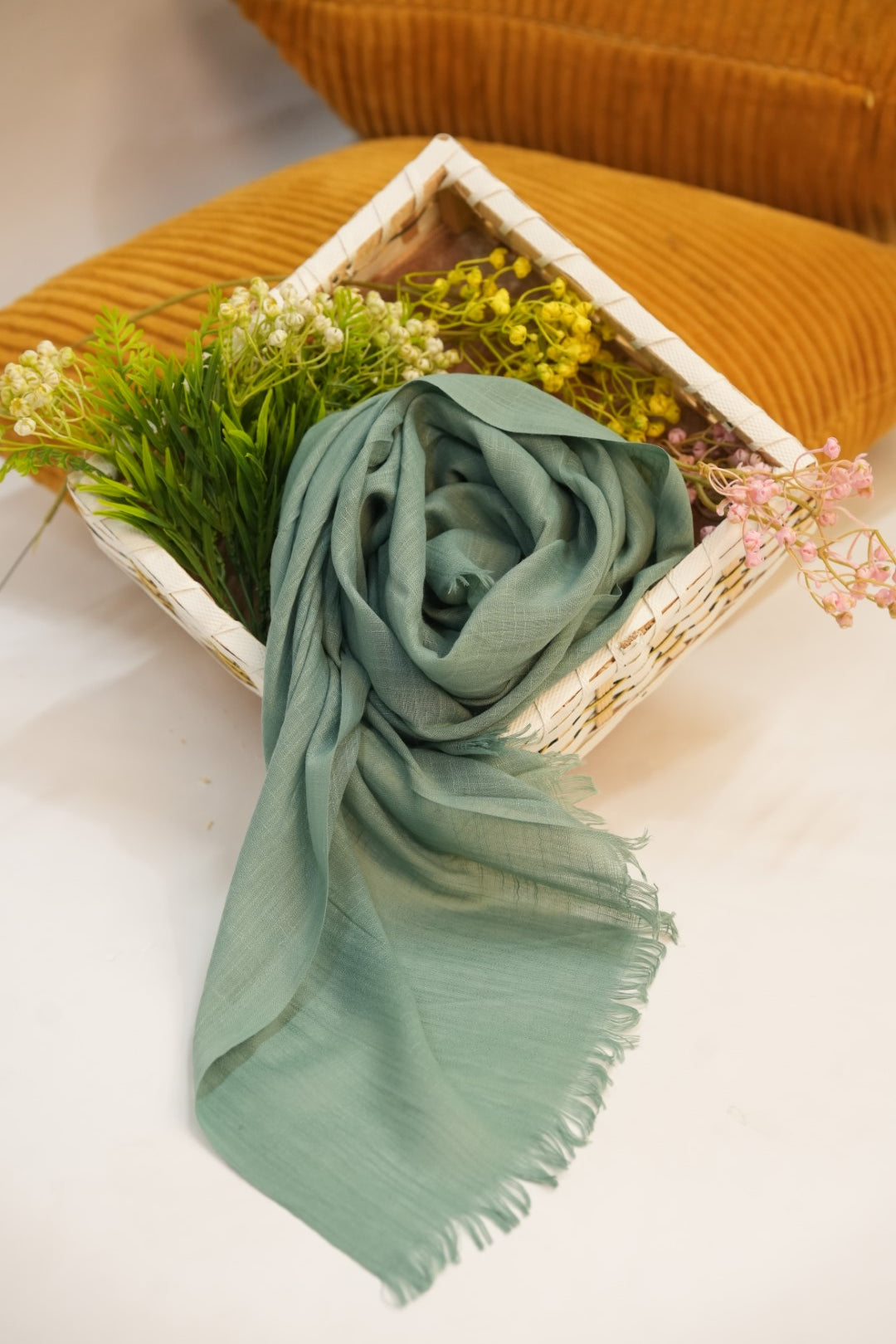 Turkish Slub Lawn - Apple green