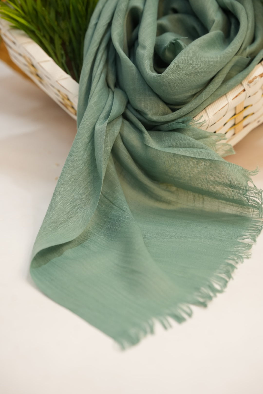 Turkish Slub Lawn - Apple green