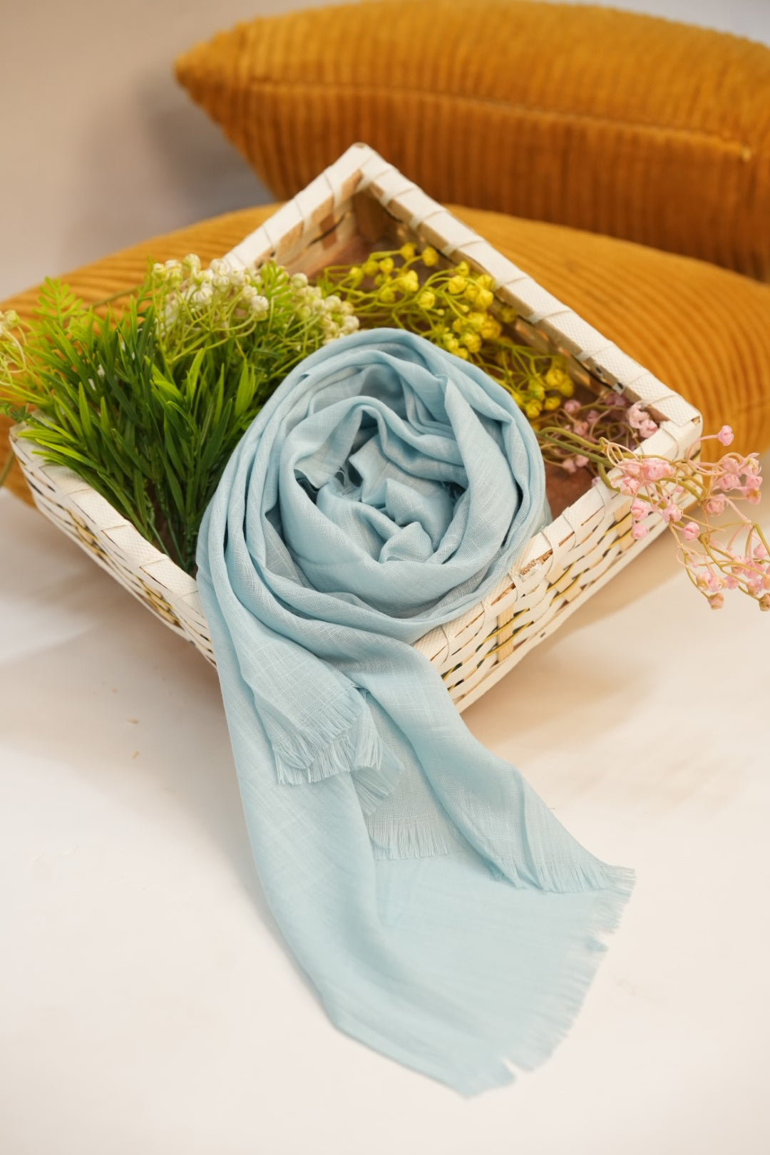 Turkish Slub Lawn - Slate Grey