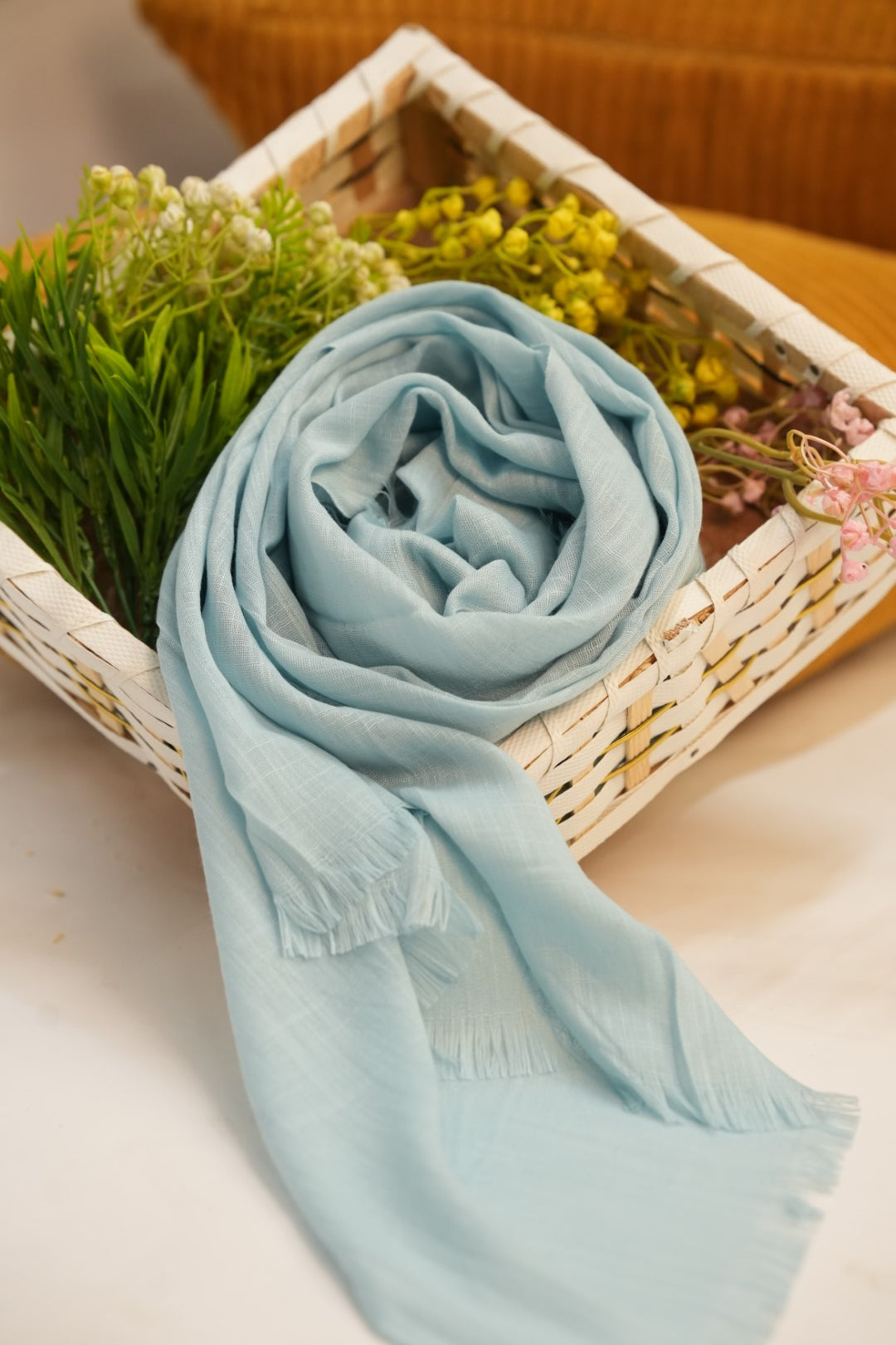 Turkish Slub Lawn - Slate Grey