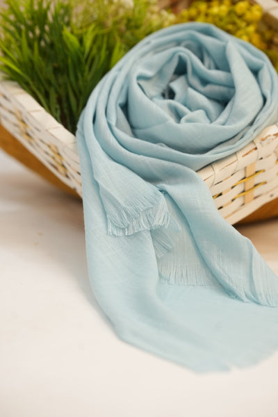 Turkish Slub Lawn - Slate Grey