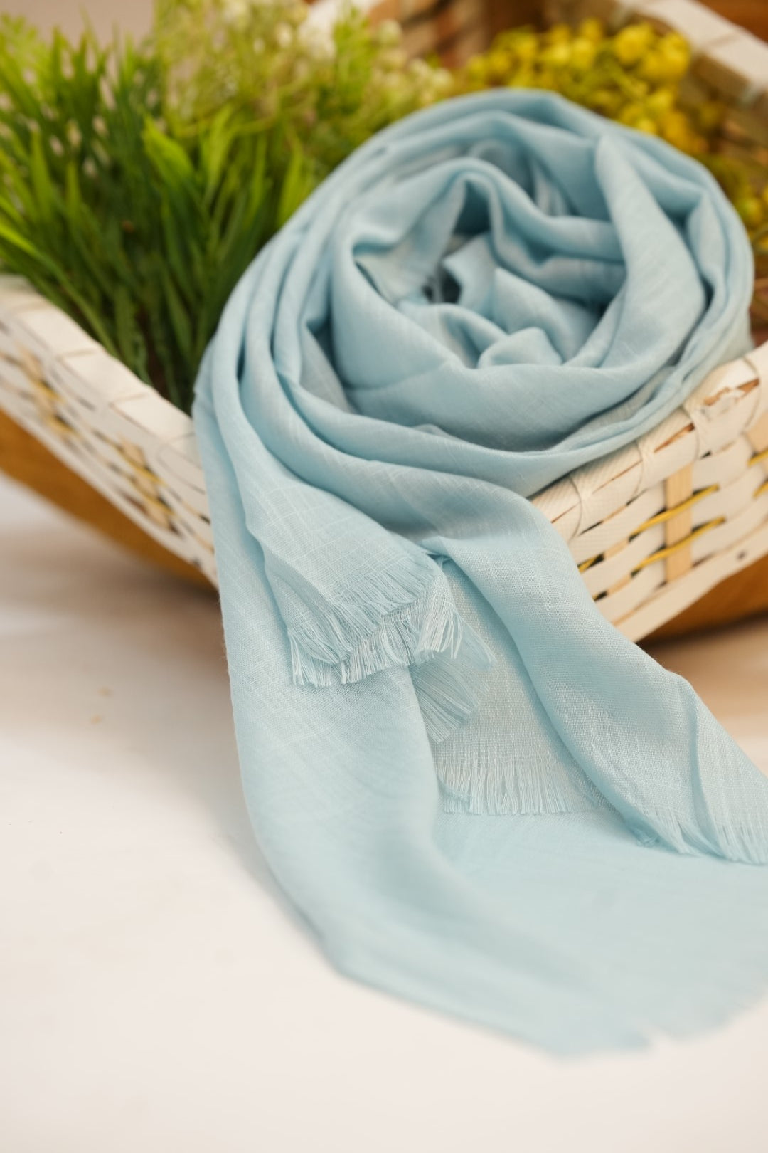 Turkish Slub Lawn - Slate Grey