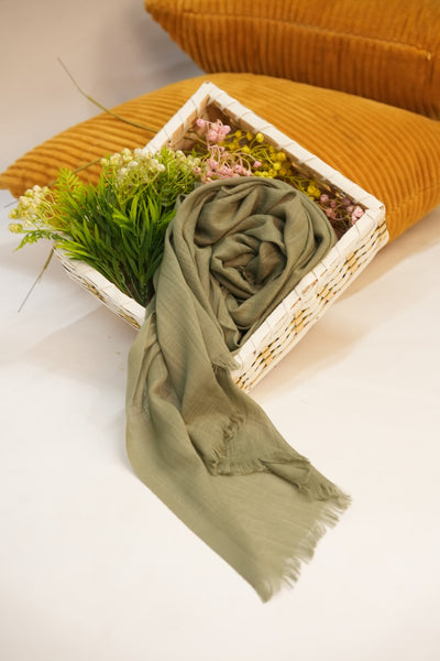 Turkish Slub Lawn - Muse Green