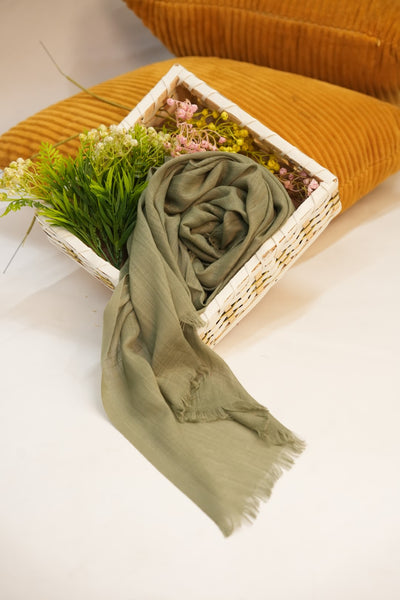Turkish Slub Lawn - Muse Green