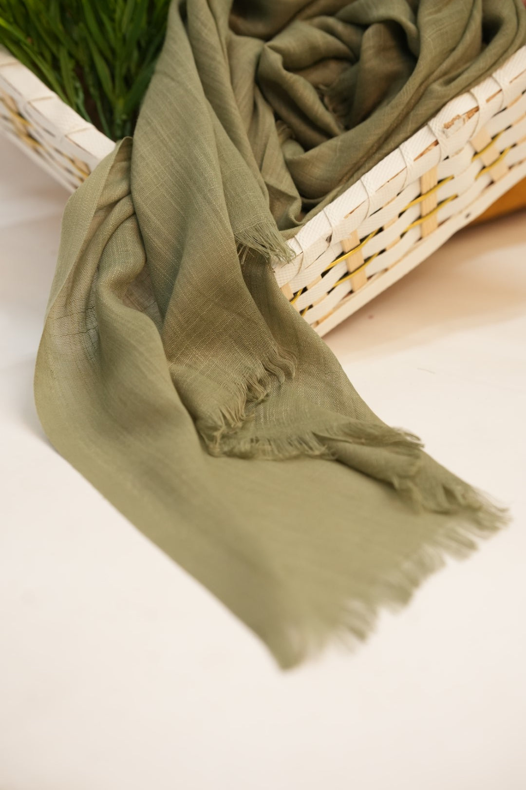 Turkish Slub Lawn - Muse Green