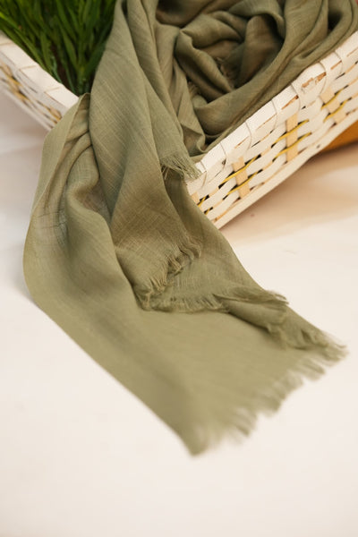 Turkish Slub Lawn - Muse Green