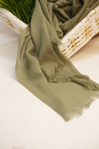 Turkish Slub Lawn - Muse Green