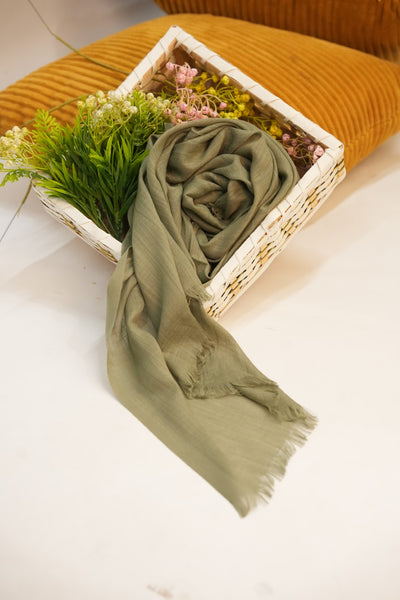 Turkish Slub Lawn - Muse Green