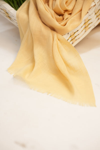 Turkish Slub Lawn - Pale Cream