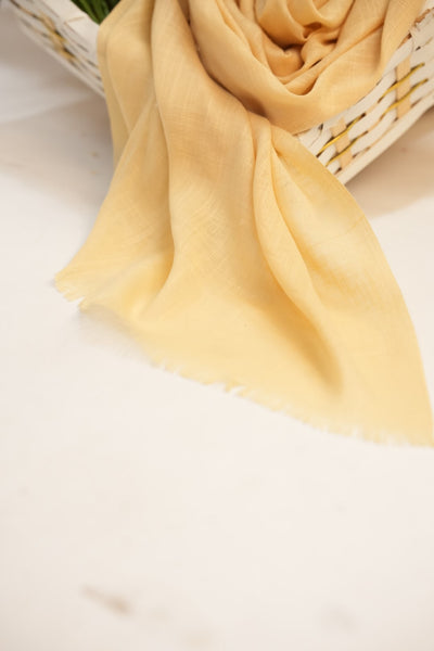 Turkish Slub Lawn - Pale Cream