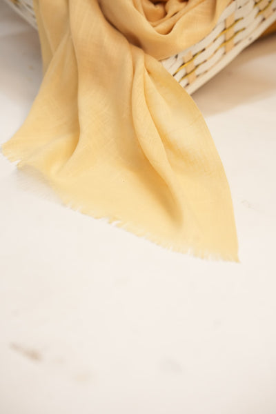 Turkish Slub Lawn - Pale Cream