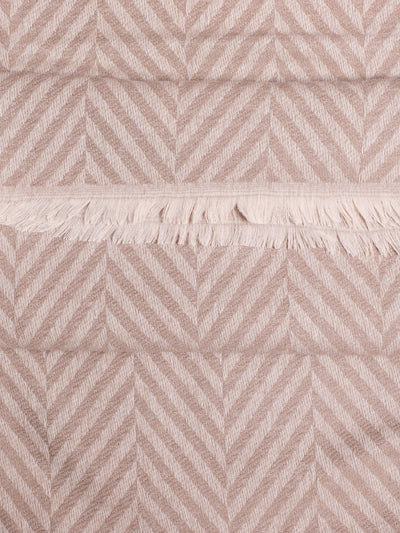 Chevron Woolen Stoles - Brown