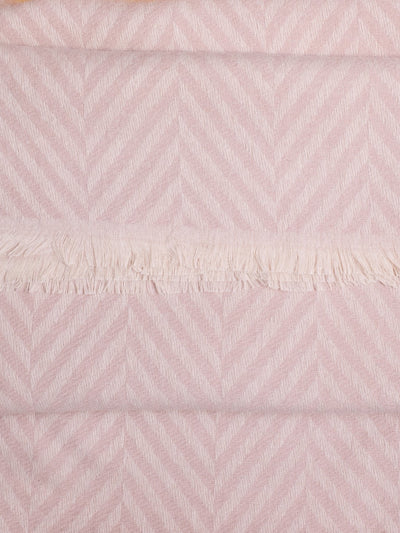 Chevron Woolen Stoles - Light Brown