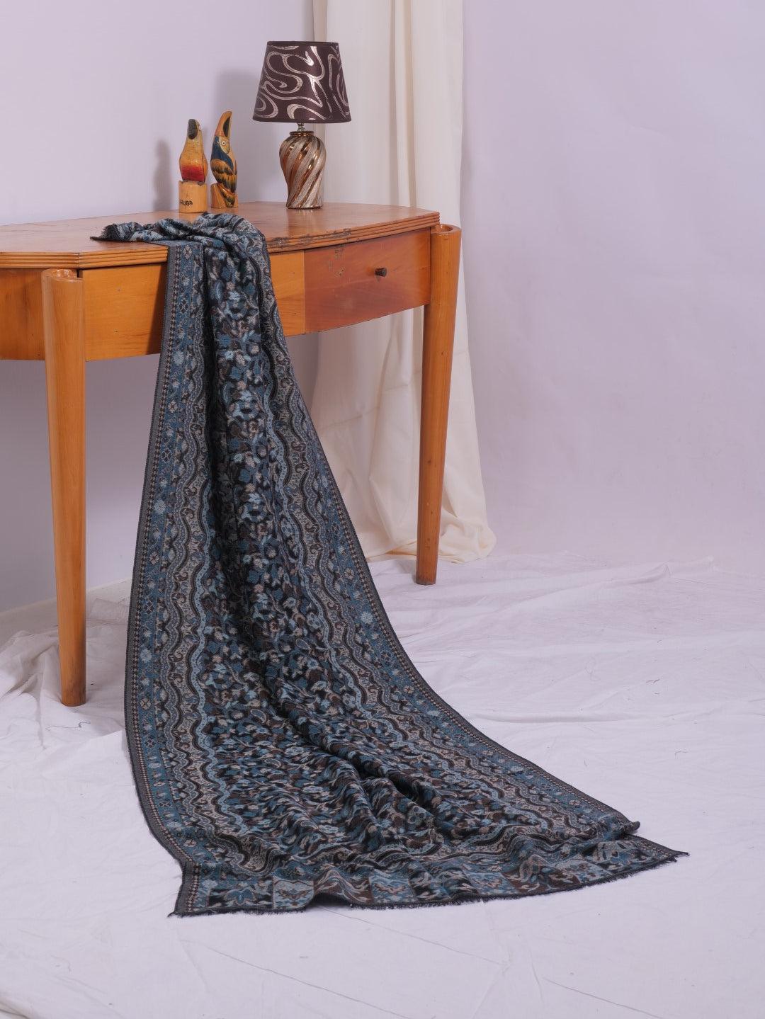 Pashmina Jacquard - Coal Black