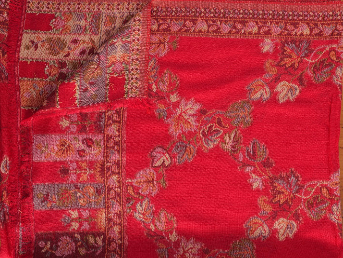 Pashmina Jacquard - Red
