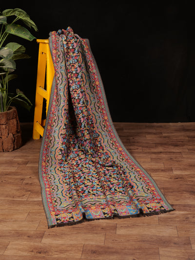 Pashmina Jacquard - Multi Color Floral