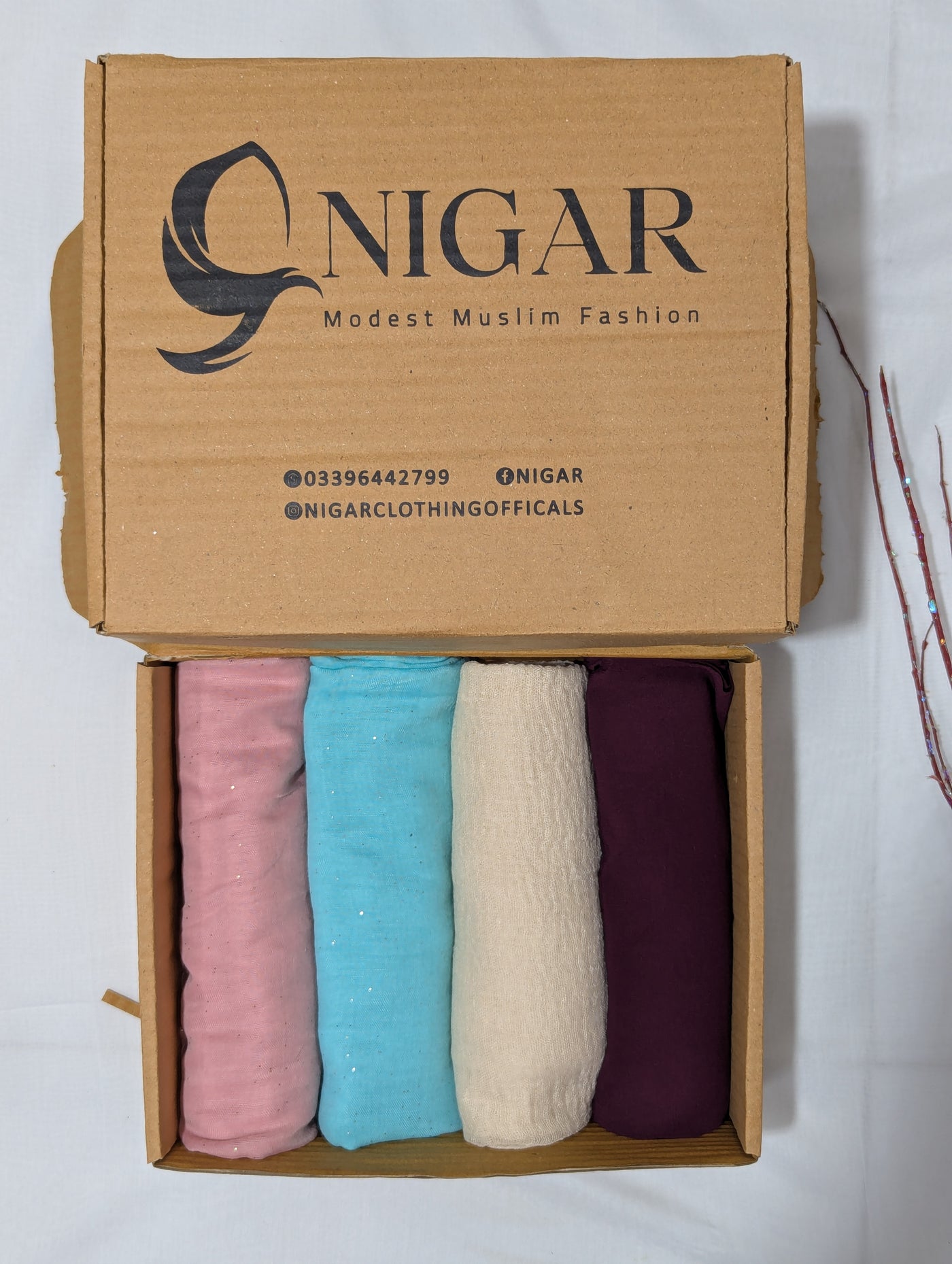 Turkish Slub Hijab Pack Of 4