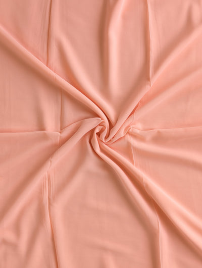 Georgette Hijab Pale Peach Orange