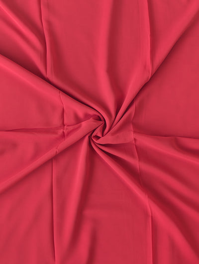 Georgette Hijab Raspberry Red