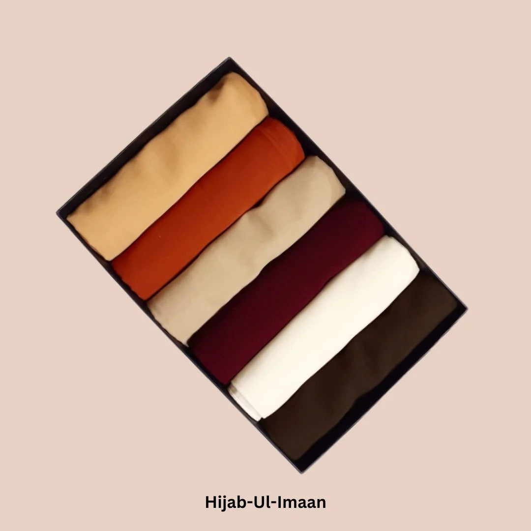Turkish Slab Hijab Pack Of 6