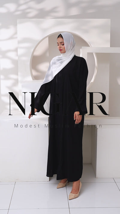 Noor Zarqa Abaya Black